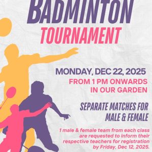 Badminton Tournament 2025