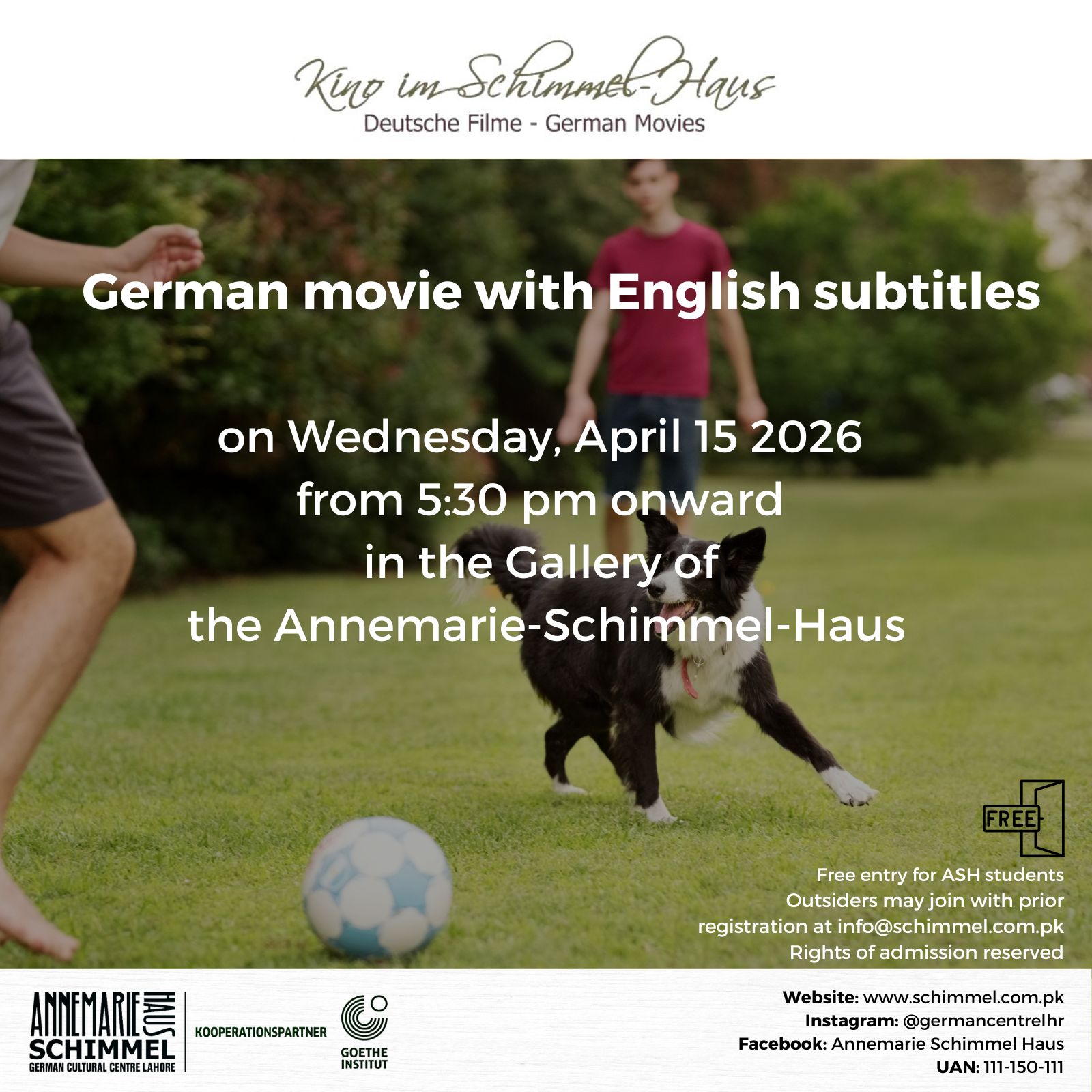 Kino im Schimmel-Haus Poster