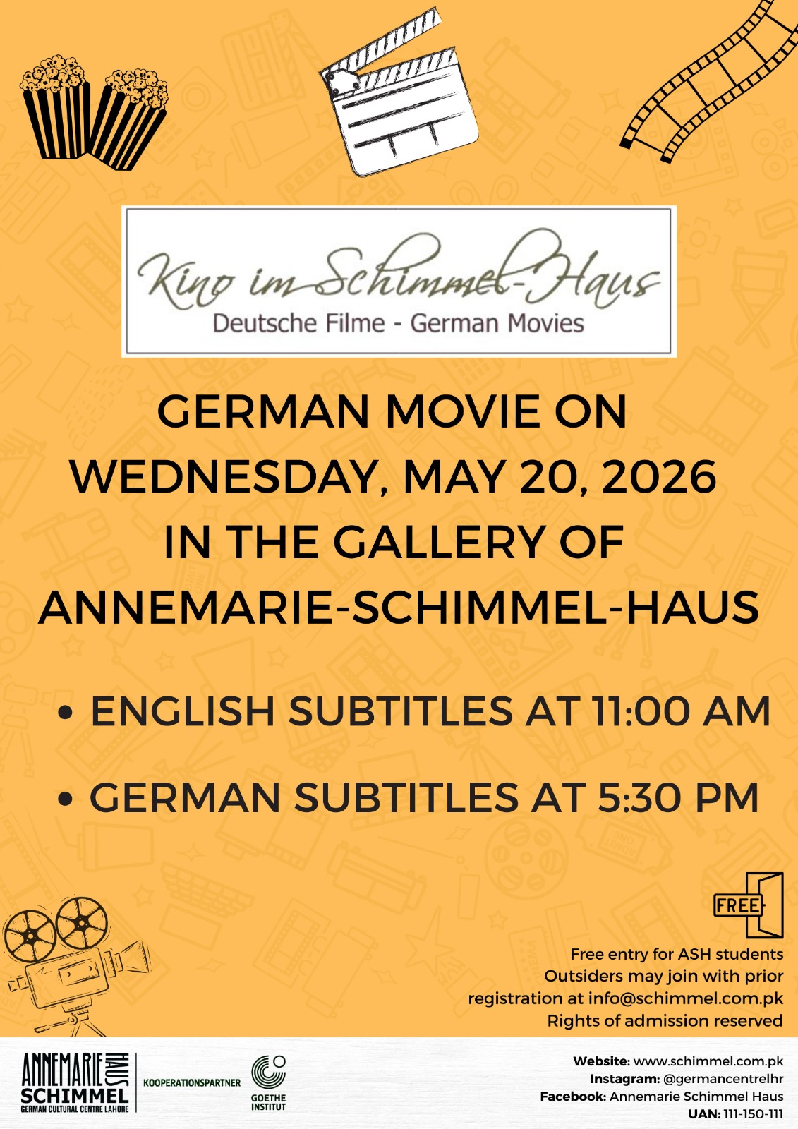 Kino im Schimmel-Haus 2026 Poster