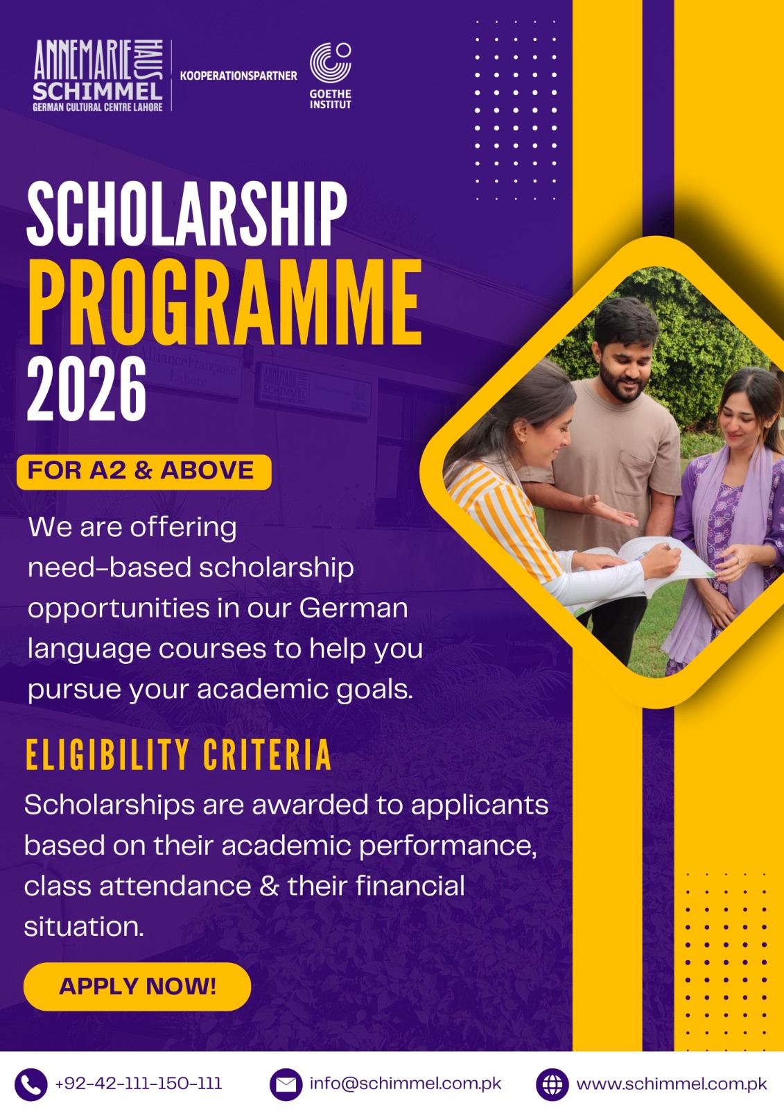 ASH Scholarship Programme 2026 Poster
