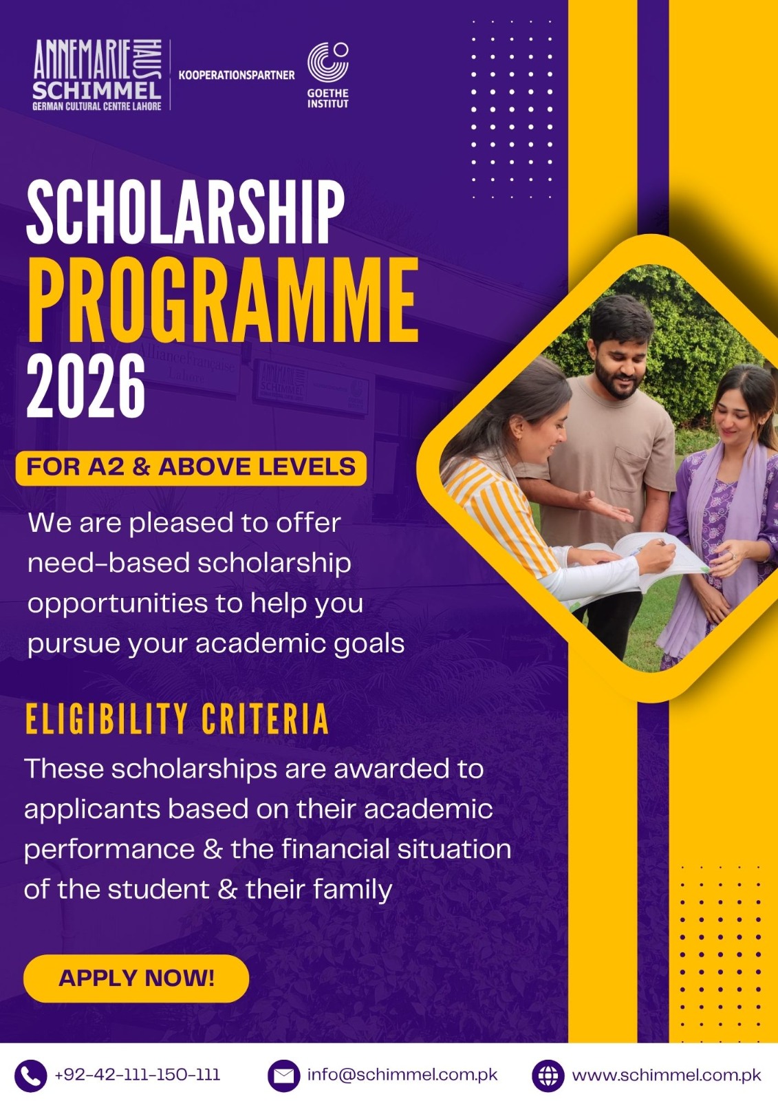 ASH Scholarship Programme 2026 Poster